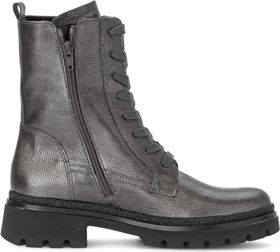 Gabor Veterboot 72.745.63 Antraciet Metallic Warm Gevoerd