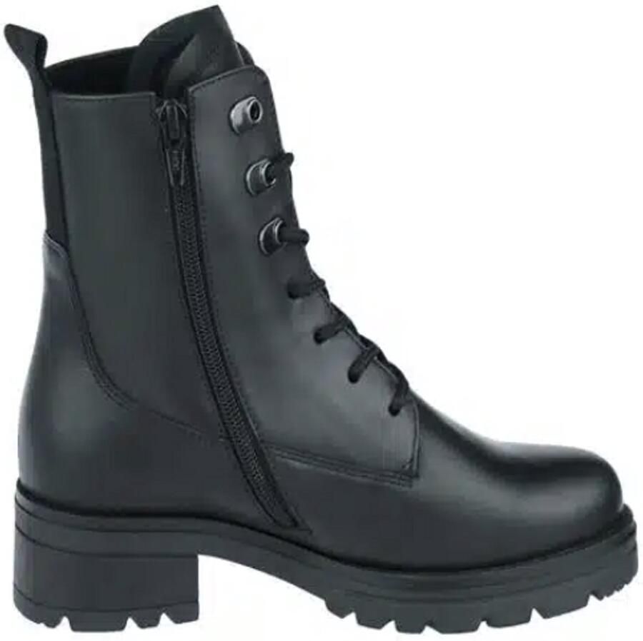 Gabor Elegante Leren Enkellaars Zwart Black Dames - Foto 2