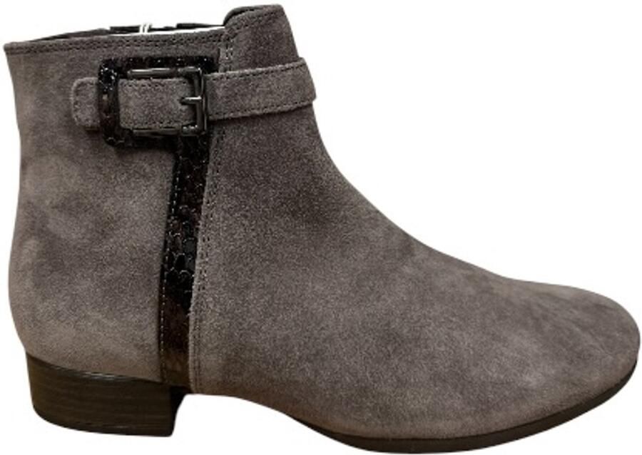 Gabor 8031.01.006 Enkellaarzen Beige Suede Dames Beige