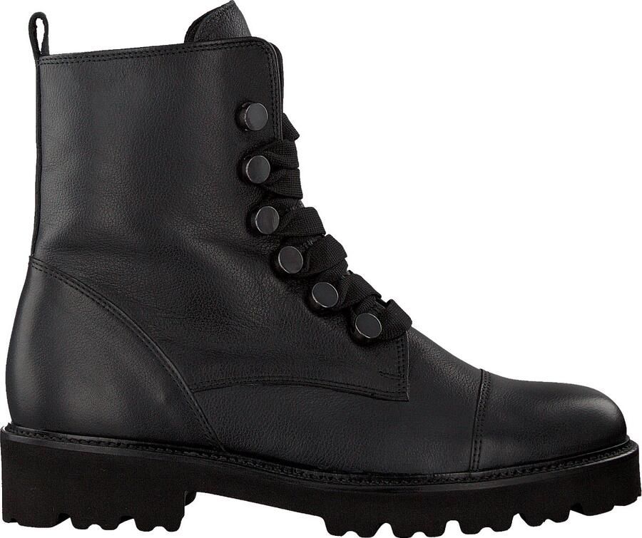 Gabor 801 Veterboots Laarzen Met Veters Dames Zwart