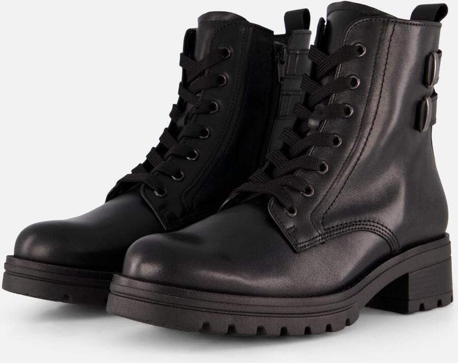 Gabor leren veterboots met profielzool zwart - Foto 2