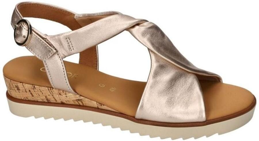 Gabor -Dames goud sandalen
