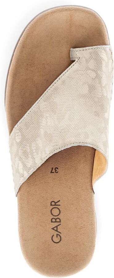 Gabor -Dames goud slippers & muiltjes