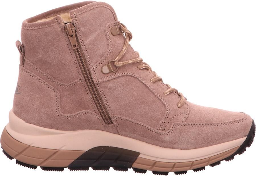 Gabor Rollingsoft Veterschoenen sleehak enkellaarsje met haken in bergbeklimmers-look