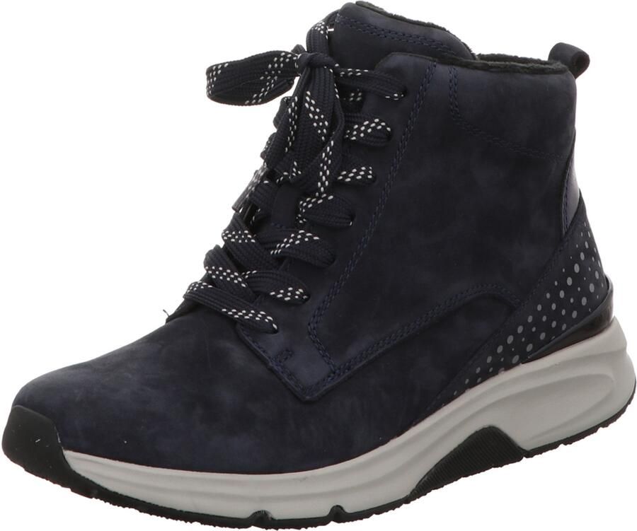 Gabor Rollingsoft Sneakers met sleehak plateau veterschoenen kofmort schoen met uitneembaar voetbed - Foto 2