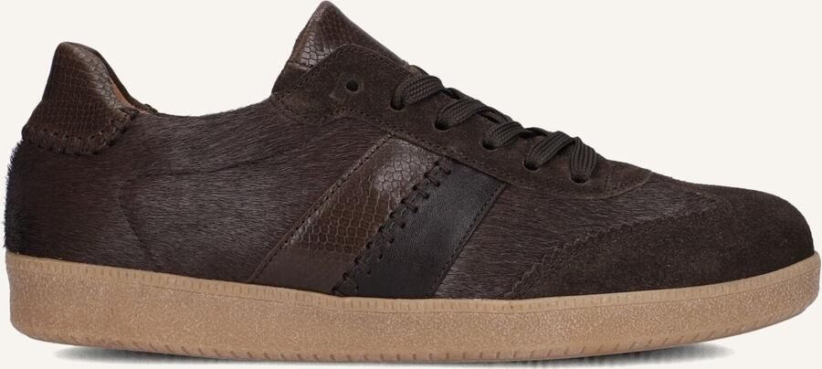 Gabor Dames Lage sneakers 6011 Bruin Suède