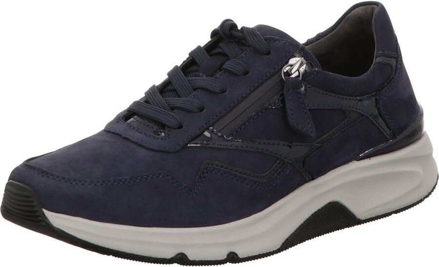 Gabor 0103.01.003 Rolling Soft Sneakers Blauw Nubuck Dames Blauw - Foto 3