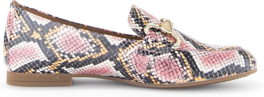 Gabor Loafer Python Roze Combi