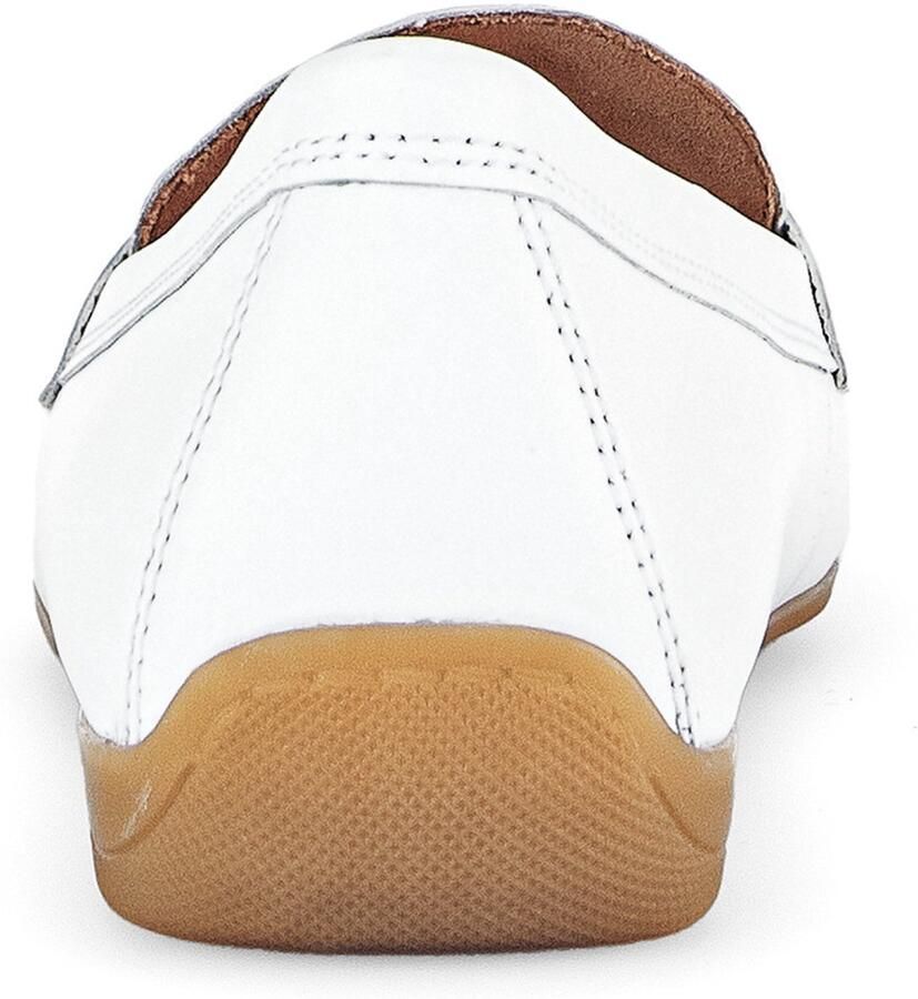 Gabor Witte leren mocassins White Dames
