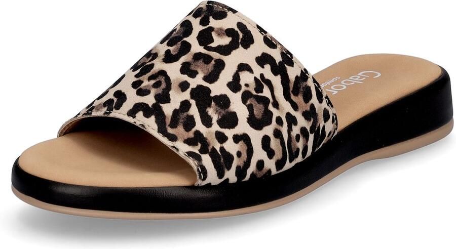 Gabor Slippers Rhodos zomerschoen comfortabele schoen klein elastiek breedte g (=breed)