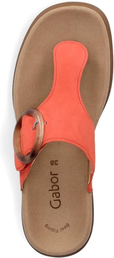 Gabor Dianets sleehak zomerschoen teenslipper met best fitting-uitrusting