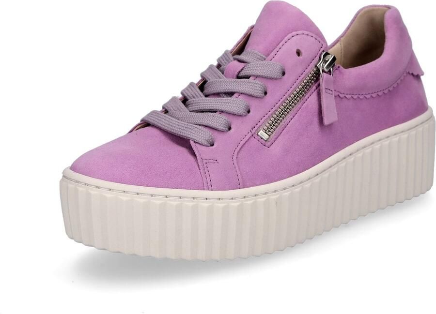 Gabor Plateausneakers met best fitting-uitrusting vrijetijdsschoen lage schoen veterschoen