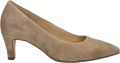 Gabor Pointed Leather Pump - Beige