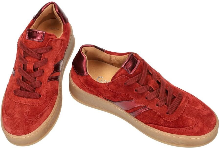 Gabor Plateausneakers Florence vrijetijdsschoen lage schoen veterschoen in comfortabele breedte g (= wijd)