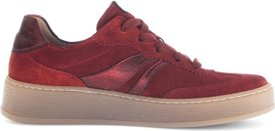 Gabor Plateausneakers Florence vrijetijdsschoen lage schoen veterschoen in comfortabele breedte g (= wijd)