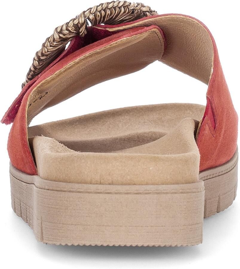 Gabor -Dames rood slippers & muiltjes