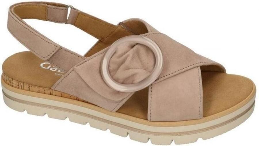 Gabor Sandalen Rhodos met modieuze siergesp