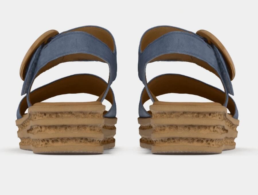 Gabor Dames Sandaal F Breedte Blauw