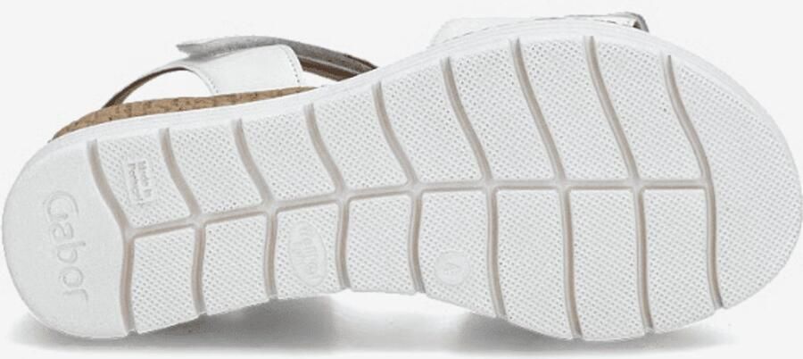 Gabor 82.700.50 Nappa Weiss Witte Comfort Sandaal