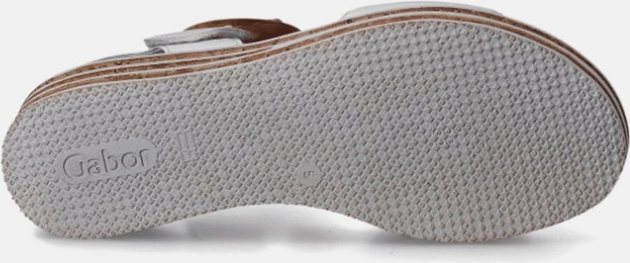 Gabor Dames Sandaal Off White Breedte F Beige