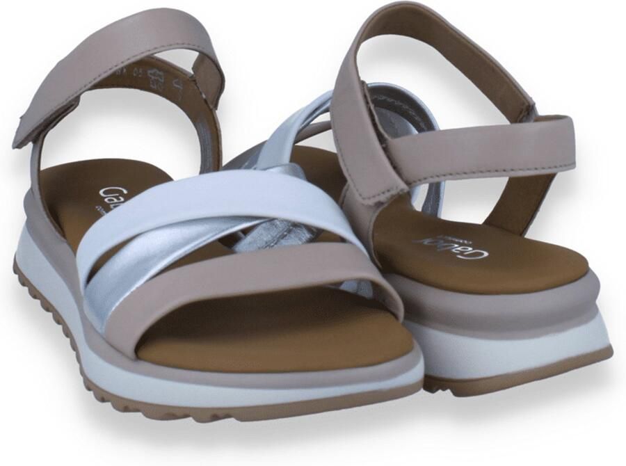 Gabor Sleehaksandaaltjes Florence bandjessandaal zomerschoen comfort-schoen in breedte g (=breed)