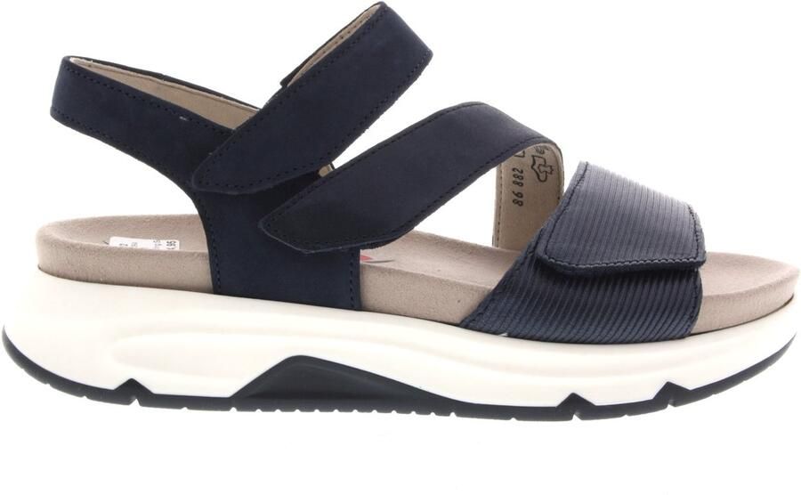 Gabor Dames Sandalen 86.882.66 Rolling Soft Donkerblauw