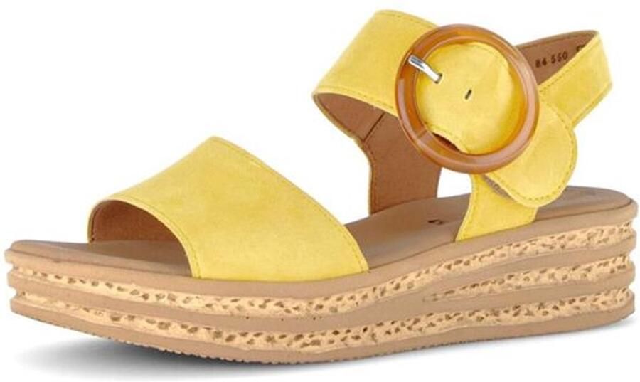 Gabor Dames sandalen Artikel 84.550.13 Geel