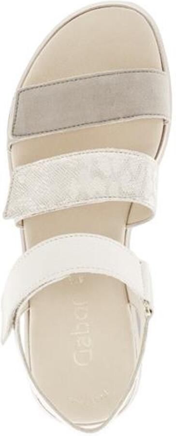 Gabor Dames sandalen Artikel 84.620.69 Wit combinatie