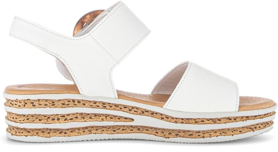 Gabor -Dames off-white-crÈme-ivoorkleur sandalen - Foto 3