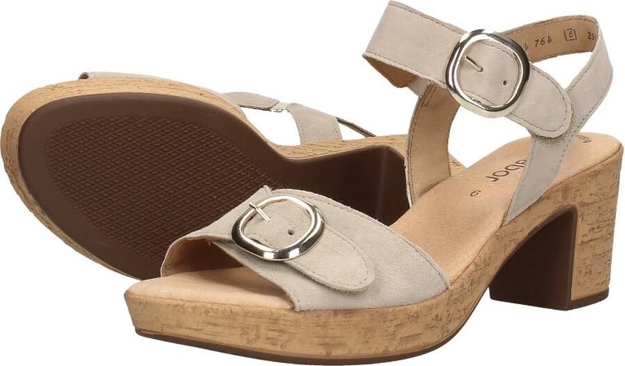 Bruin Tinten 764.1 Sandalen Dames Taupe - Foto 9