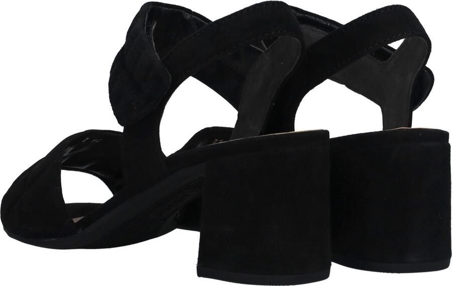 Gabor Zwarte Suède Sandalette met 6cm Hak Black Dames - Foto 6