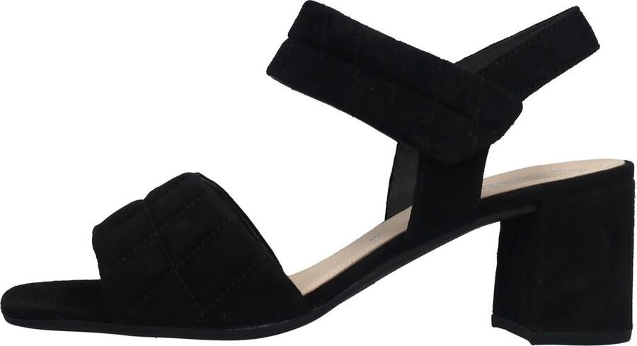 Gabor Zwarte Suède Sandalette met 6cm Hak Black Dames - Foto 9