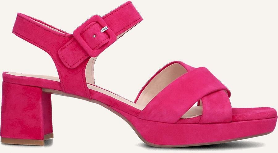 GABOR Sandalen met Hak Dames 953 Suède Roze
