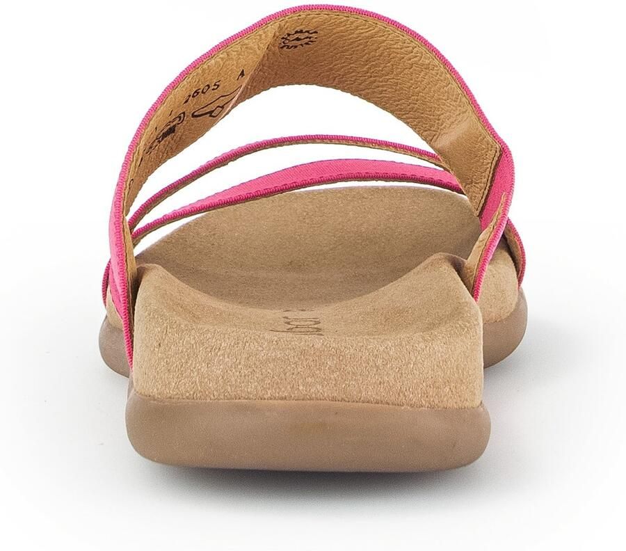 Gabor Slippers sleehak zomerschoen pantoffels in een zomers kleurenpalet