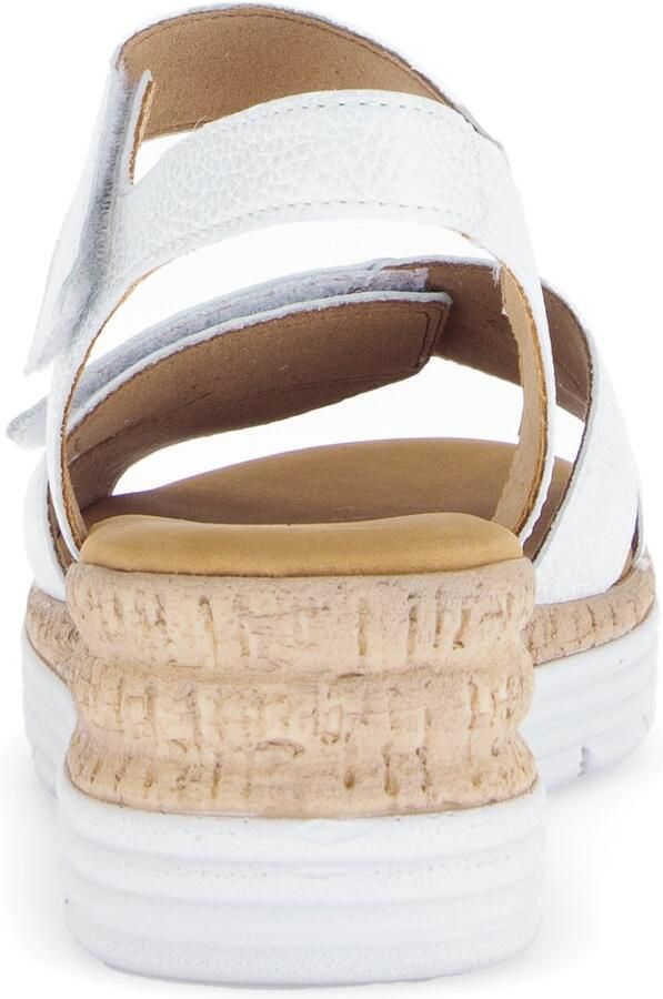 Gabor Sleehaksandaaltjes Genua riemchensandaal comfort-schoen zomerschoen stretchinzet breedte g
