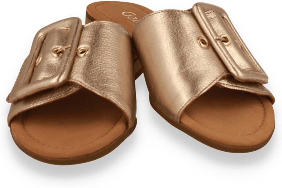 Gabor Slippers Rhodos blokhak zomerschoen comfortabele schoen in breedte g (= breed)