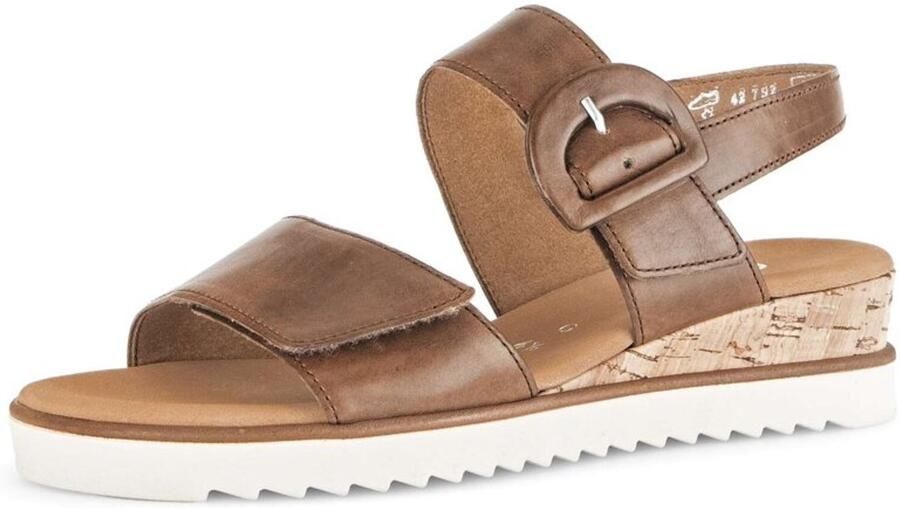 Gabor Dames sandalen Klittenband Artikel 82.752.53 Bruin
