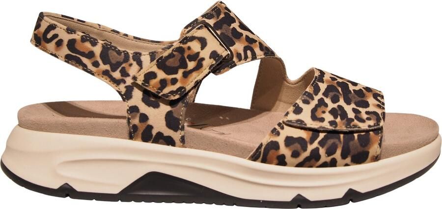 Gabor dames sandalen met luipaardprint