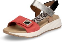 GABOR Sandalen met riem beige navy rood natuurwit
