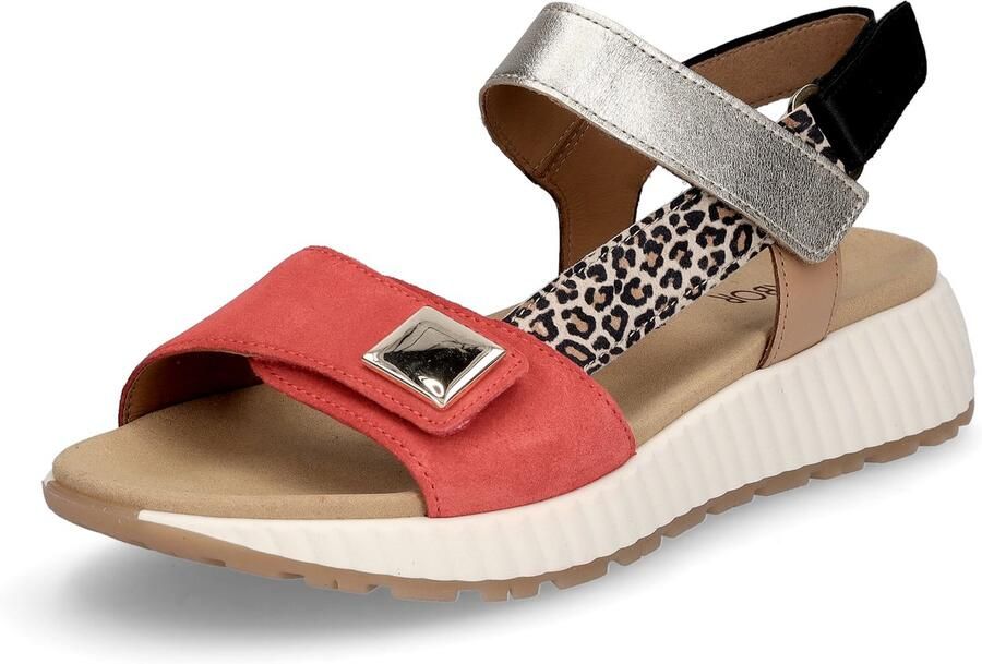 Gabor dames sandalen rood multi