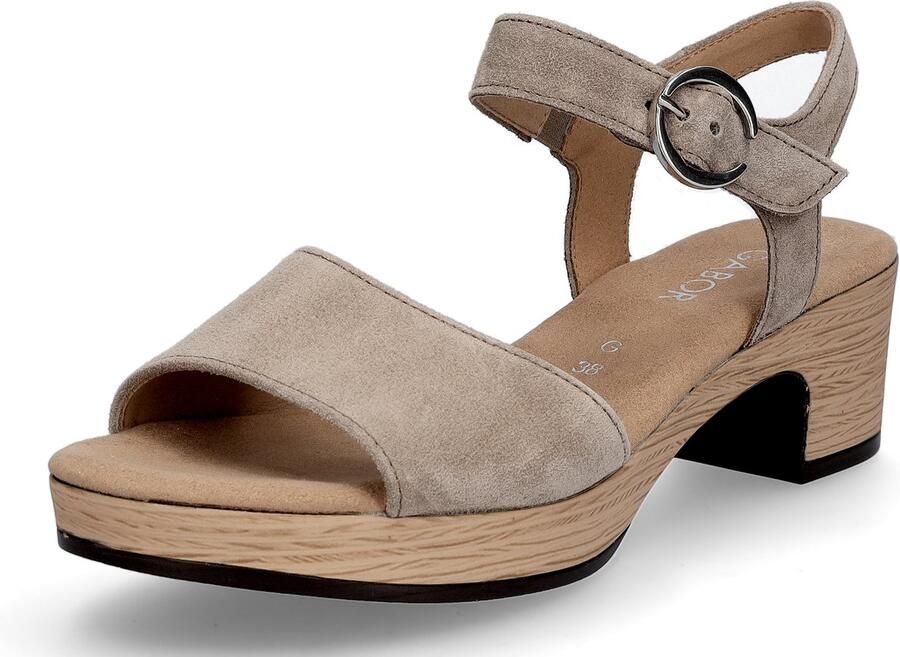 Gabor dames sandalen taupe