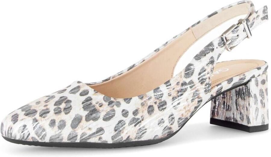 Gabor Dames slingback pumps Luipaardprint Artikel 82.260.91 Trouwschoenen