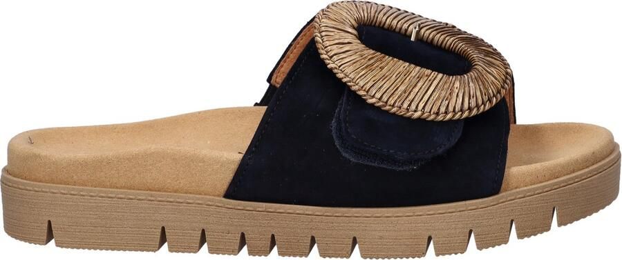 Gabor dames slipper Donkerblauw