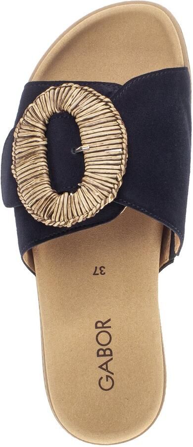 Gabor dames slipper Donkerblauw