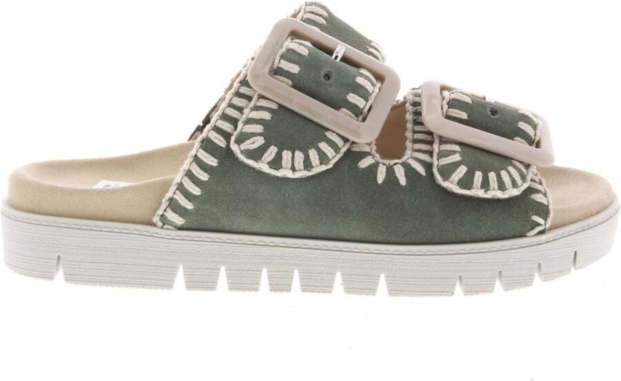 Gabor 83.741.19 Slippers groen Suede Dames Groen - Foto 2