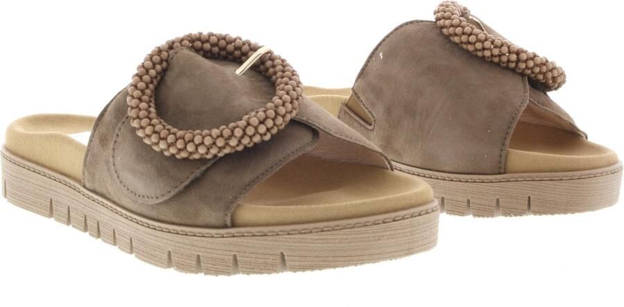 Gabor Dames Slippers 83.745.18 Peanut Taupe - Foto 2