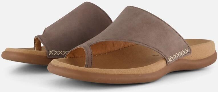 Gabor Teenslippers sleehak zomerschoen dianette met contrastkleurig borduursel - Foto 6