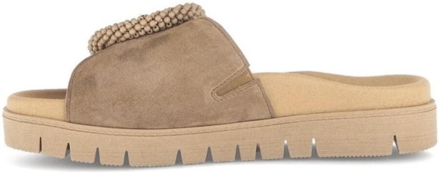 Gabor Dames Slippers 83.745.18 Peanut Taupe - Foto 4