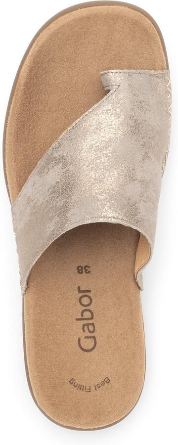 Gabor Dames Slippers metallic