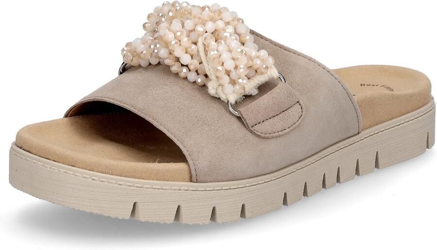 Gabor dames slippers taupe